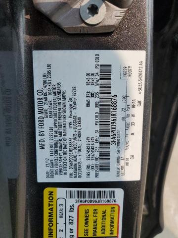 2018 FORD FUSION TIT - 3FA6P0D96JR168876