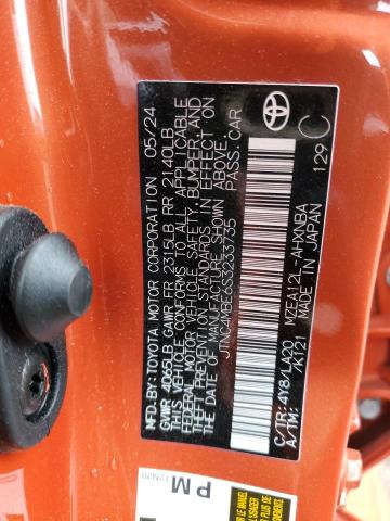 2025 TOYOTA COROLLA XS JTNC4MBE6S3233735