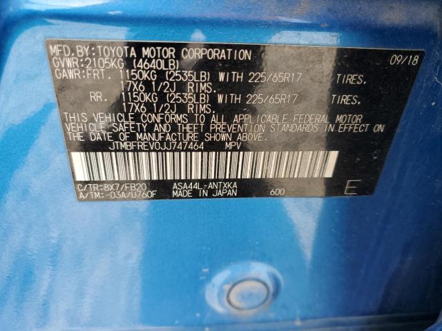 2018 TOYOTA RAV4 LE - JTMBFREV0JJ747464