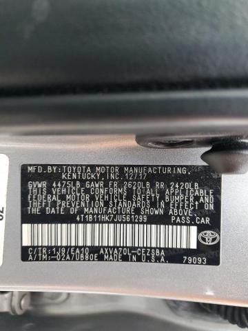 2018 TOYOTA CAMRY L - 4T1B11HK7JU561299