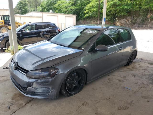 VOLKSWAGEN GOLF 2015 gray  gas 3VW817AU4FM022080 photo #1