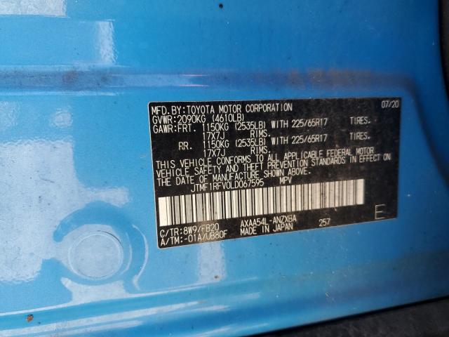 2020 TOYOTA RAV4 LE - JTMF1RFV0LD067595