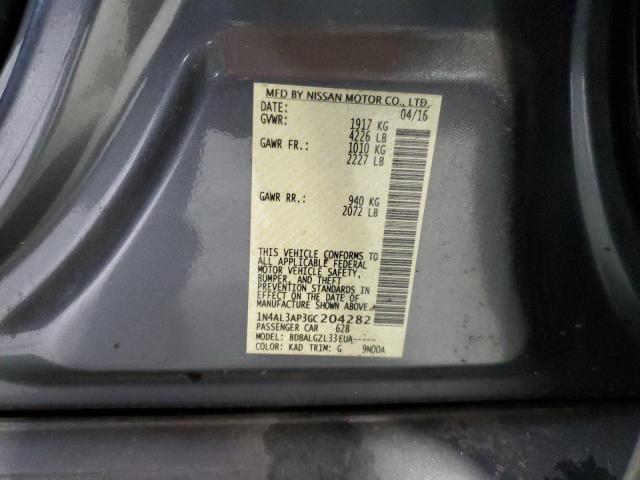2016 NISSAN ALTIMA 2.5 - 1N4AL3AP3GC204282