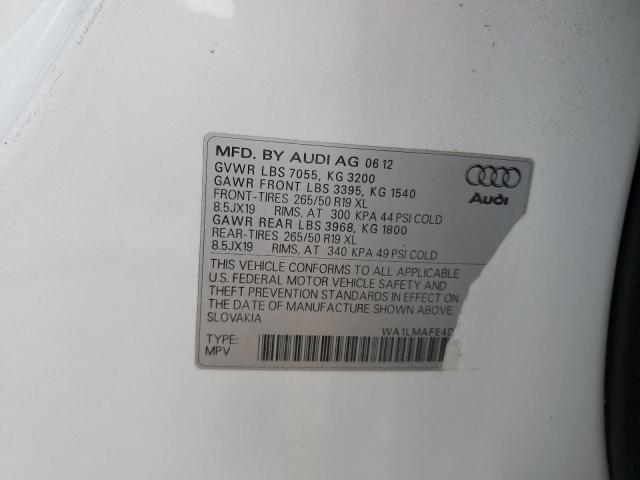 wa1lmafe4dd000781 - 2013 Audi q7 premium plus - #57255315