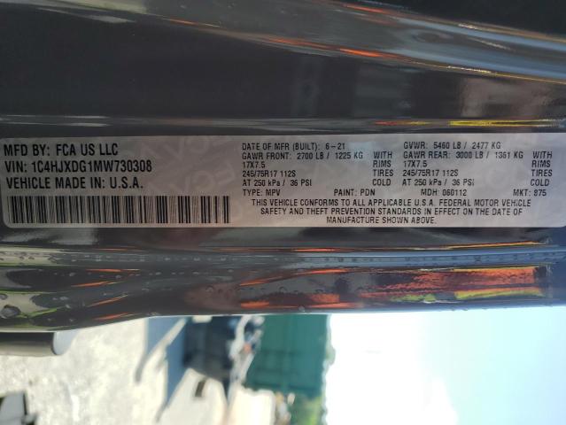 2021 JEEP WRANGLER U - 1C4HJXDG1MW730308