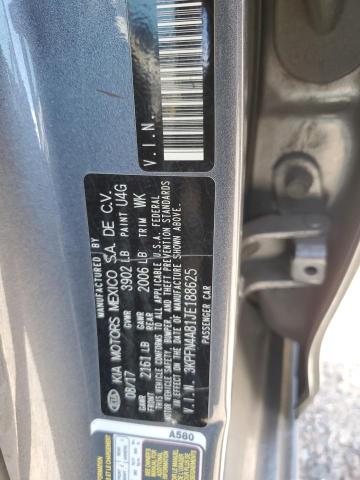 2018 KIA FORTE EX 3KPFN4A81JE188625
