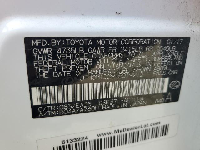 2017 LEXUS IS 300 - JTHCM1D29H5019212