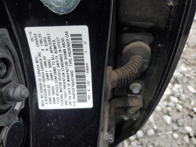 2016 HONDA CIVIC EX 2HGFC2F79GH574430