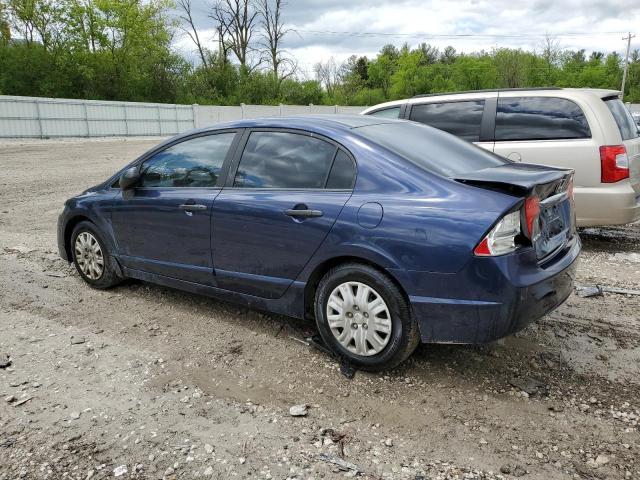 HONDA CIVIC VP 2009 blue  gas 1HGFA16359L009000 photo #3