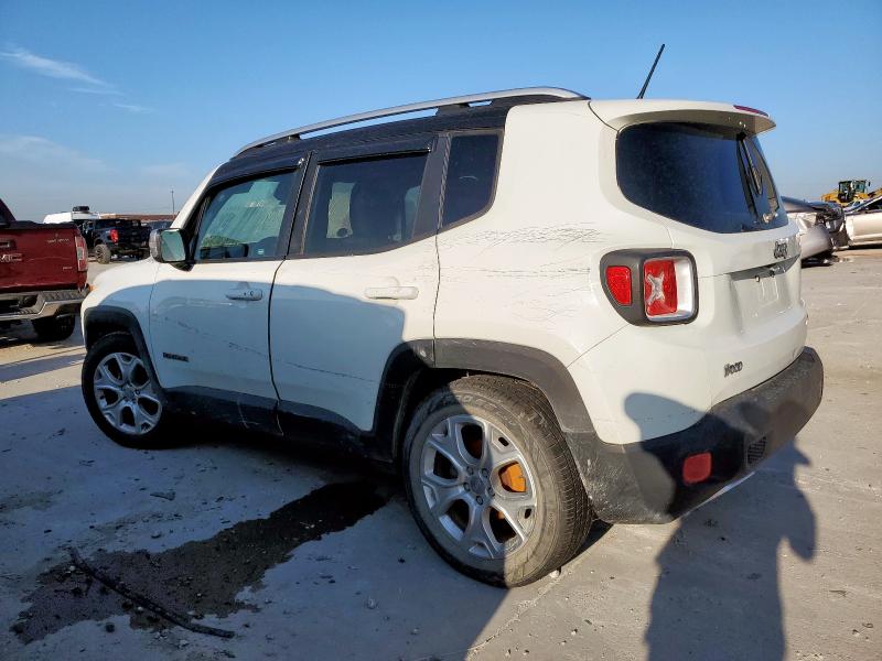 Vin: zaccjadt0gpd19374, lot: 58008485, jeep renegade limited 20162