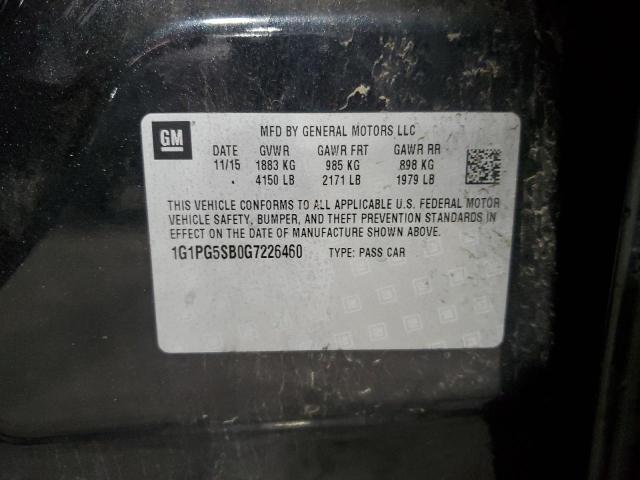 2016 CHEVROLET CRUZE LIMI - 1G1PG5SB0G7226460