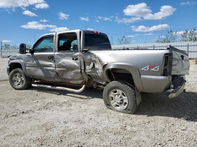 GMC SIERRA K25 2006 gray crew pic diesel 1GTHK23D76F271117 photo #3
