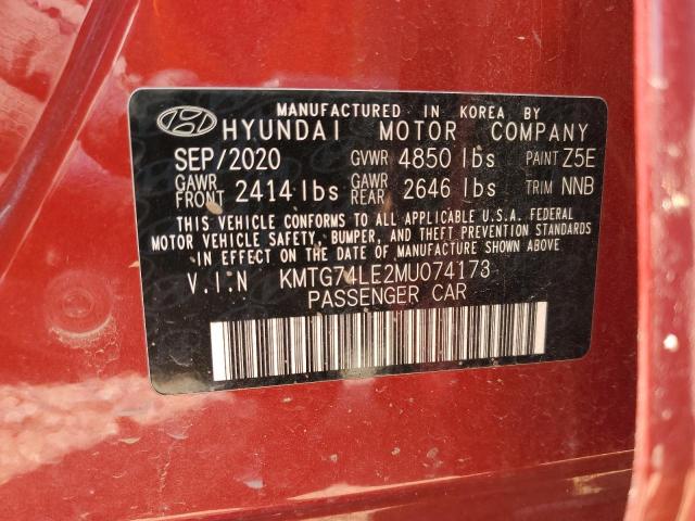 2021 GENESIS G70 KMTG74LE2MU074173