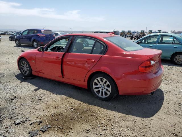 BMW 325 I 2006 red sedan 4d gas WBAVB13536KX66425 photo #3