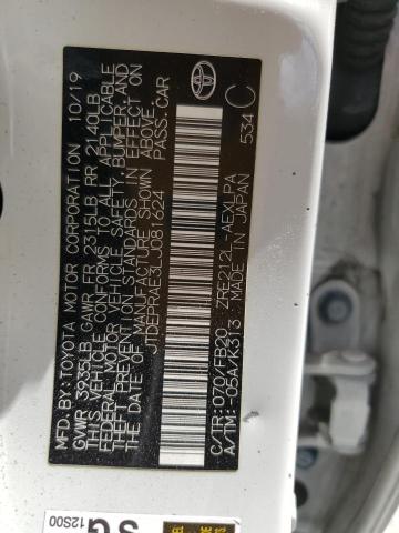 2020 TOYOTA COROLLA LE - JTDEPRAE3LJ081624