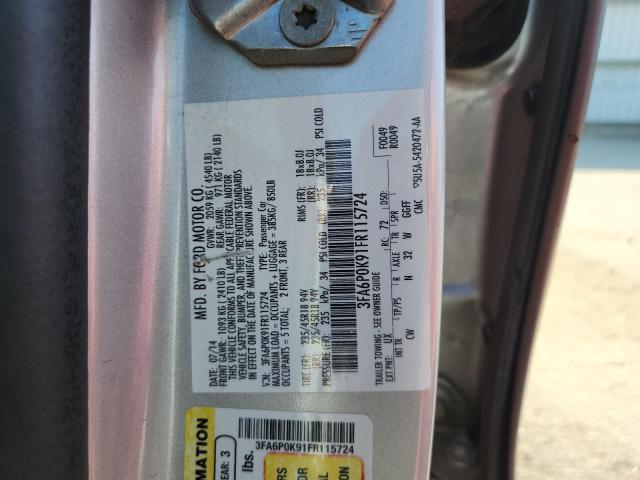2015 FORD FUSION TIT - 3FA6P0K91FR115724