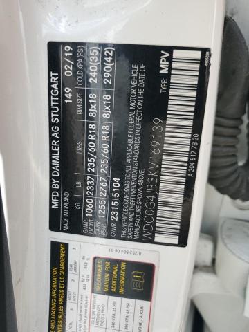 2019 MERCEDES-BENZ GLC 300 - WDC0G4JB3KV169139