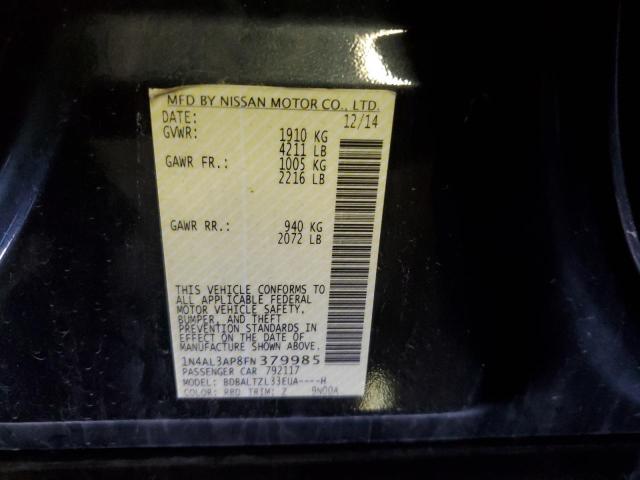2015 NISSAN ALTIMA 2.5 - 1N4AL3AP8FN379985