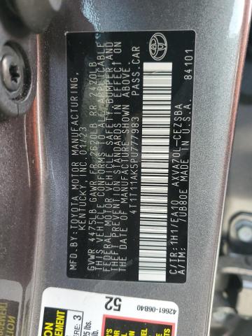 2023 TOYOTA CAMRY SE N - 4T1T11AK5PU777983