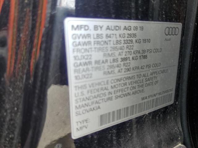 2020 AUDI Q8 PRESTIG WA1FVAF16LD005292