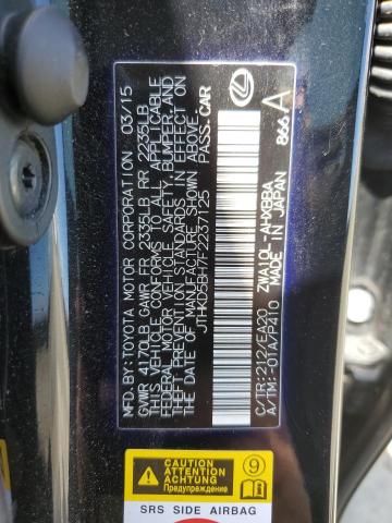 2015 LEXUS CT 200 JTHKD5BH7F2237125