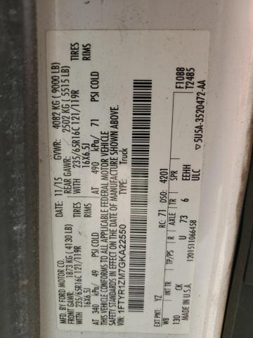 2016 FORD TRANSIT T- - 1FTYR1ZM7GKA22550