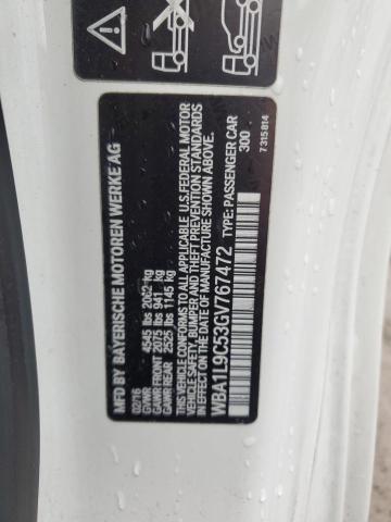 2016 BMW 228 XI SUL WBA1L9C53GV767472