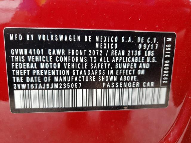 2018 VOLKSWAGEN JETTA S - 3VW167AJ9JM235057