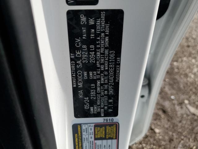 2024 KIA FORTE LX 3KPF24ADXRE811063