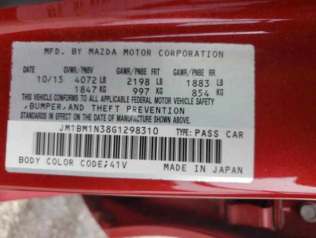 2016 MAZDA 3 GRAND TO - JM1BM1N38G1298310