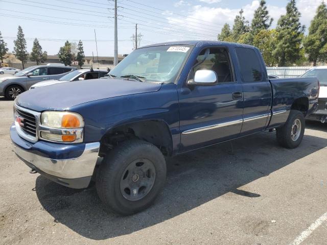 GMC NEW SIERRA 2002 blue  gas 2GTEC19T221254347 photo #1