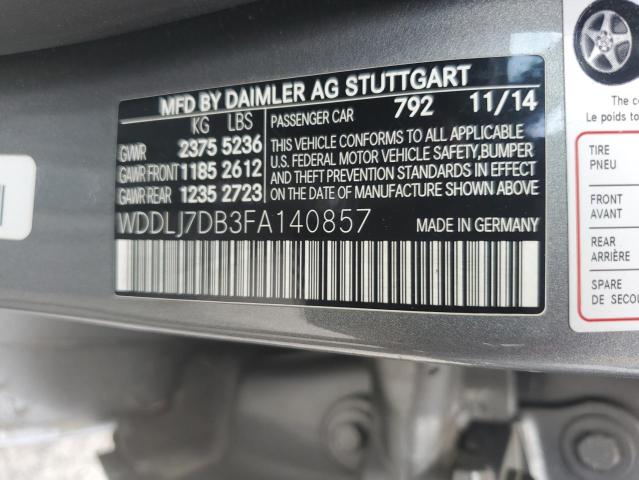 2015 MERCEDES-BENZ CLS 550 WDDLJ7DB3FA140857