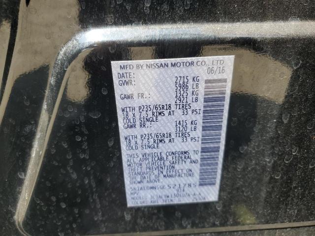 2016 INFINITI QX60 5N1AL0MN5GC521785