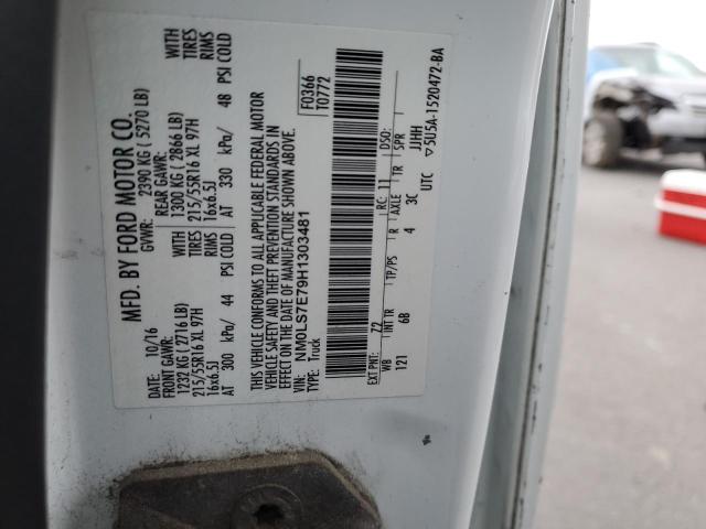2017 FORD TRANSIT CO NM0LS7E79H1303481