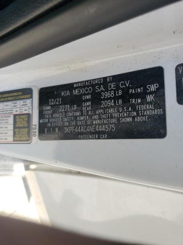 2022 KIA FORTE GT - 3KPF44AC4NE444575