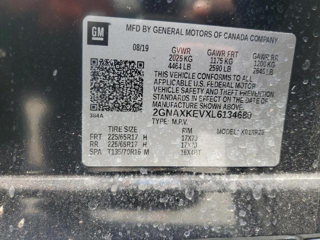 2020 CHEVROLET EQUINOX LT - 2GNAXKEVXL6134680