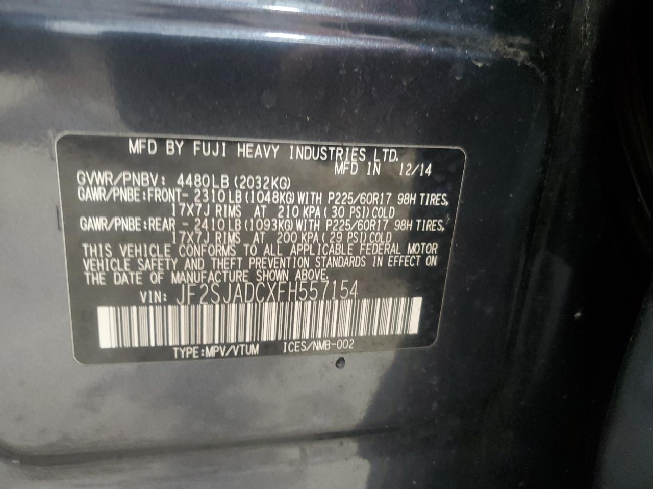 Subaru Forester 2 2015