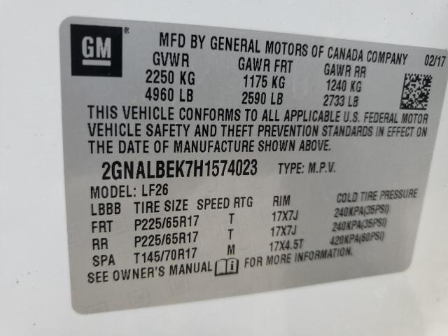 2017 CHEVROLET EQUINOX LS - 2GNALBEK7H1574023