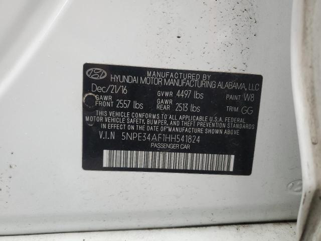 2017 HYUNDAI SONATA SPO - 5NPE34AF1HH541824