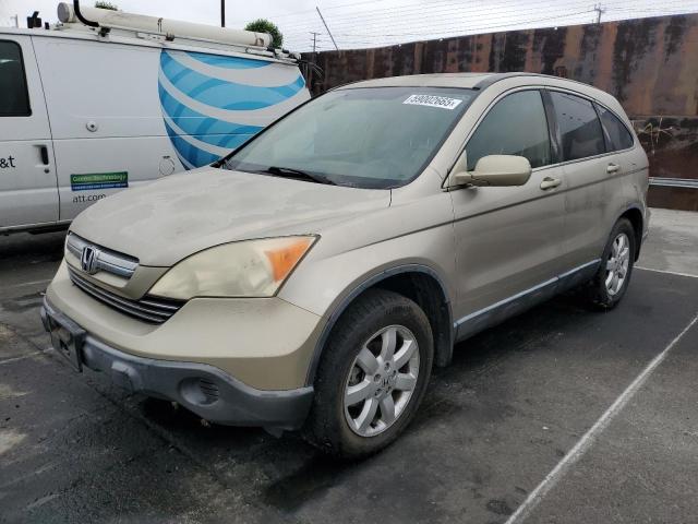 HONDA CR-V EXL 2007 beige  gas JHLRE38727C016742 photo #1