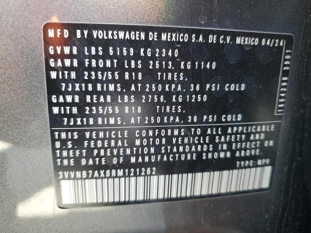 2024 VOLKSWAGEN TIGUAN SE 3VVNB7AX8RM121262