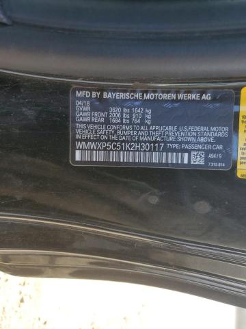 2019 MINI COOPER WMWXP5C51K2H30117