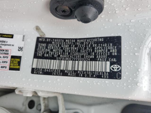 2023 TOYOTA COROLLA LE - 5YFB4MDE7PP009224
