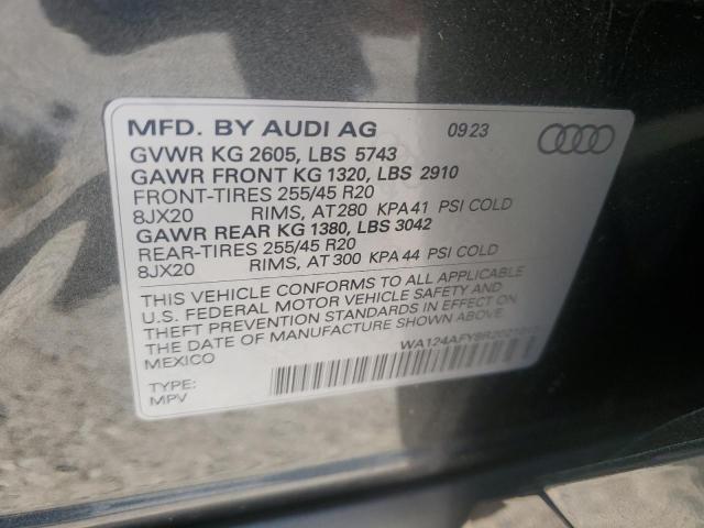 2024 AUDI SQ5 SPORTB WA124AFY8R2021013