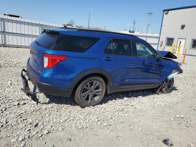 Vin: 1fmsk8dh3mga62440, lot: 56403055, ford explorer xlt 20213
