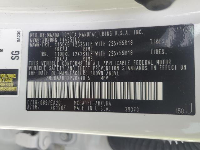 2023 TOYOTA COROLLA CR - 7MUDAABG3PV044005
