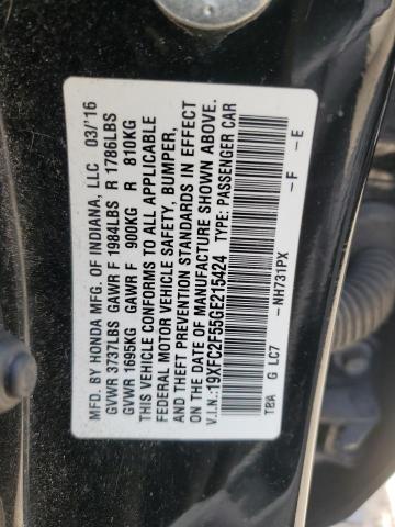 2016 HONDA CIVIC LX - 19XFC2F55GE215424