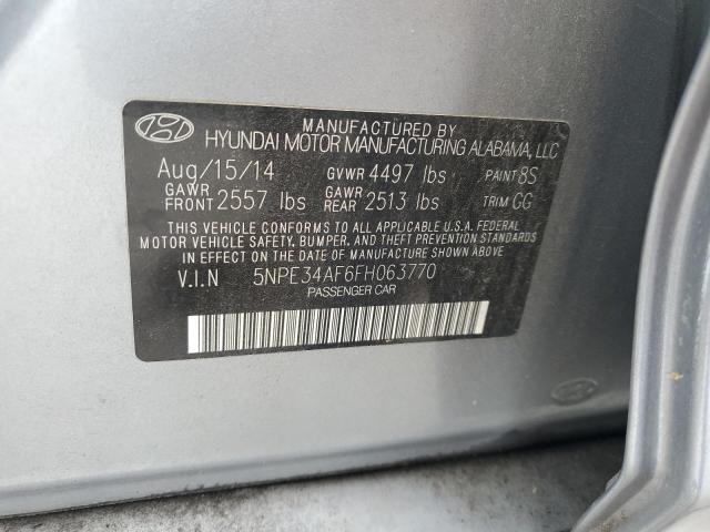2015 HYUNDAI SONATA SPORT 5NPE34AF6FH063770