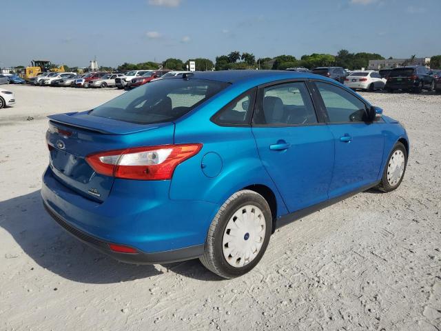 FORD FOCUS SE 2013 blue sedan 4d gas 1FADP3F2XDL175079 photo #4