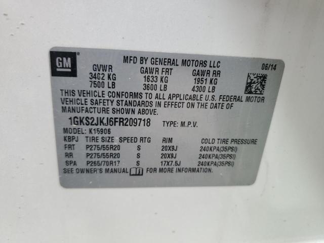 2015 GMC YUKON XL D 1GKS2JKJ6FR209718